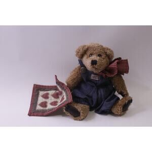 Boyds, Delbert Quignapple, Quilt Patch, Plush, 1990s Collectible ~ 250827-WH 563